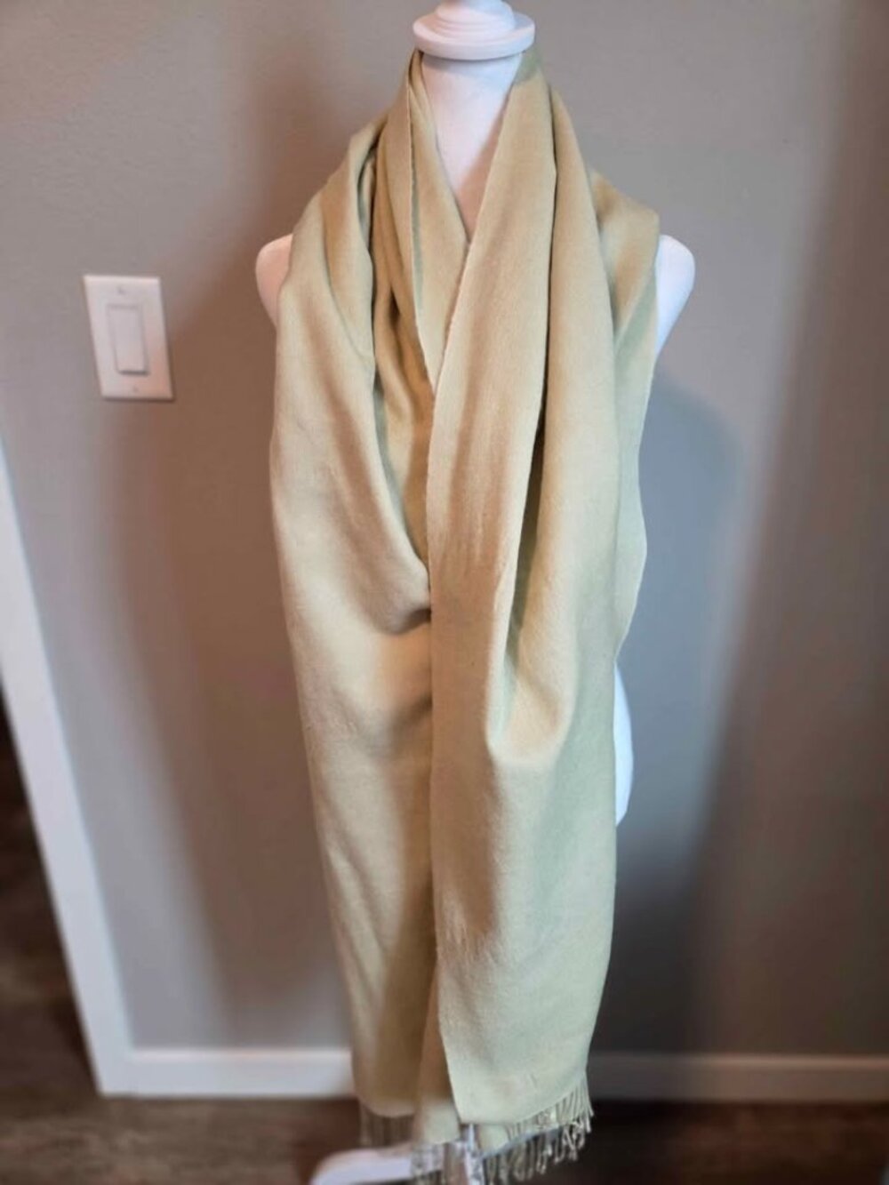 Pashmina cream colored scarf